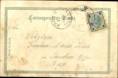 Ak Cheb Eger Reg. Karlsbad, Blick auf den Theaterplatz, Häuser, Straße