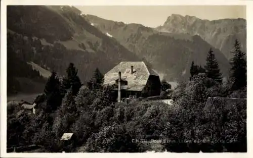 Ak Rossinière Rossinières Kanton Waadt, Grand Chalet