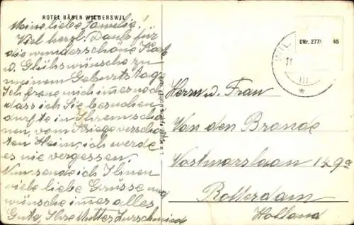 Ak Wilderswyl Wilderswil Kanton Bern Schweiz, Hotel Bären