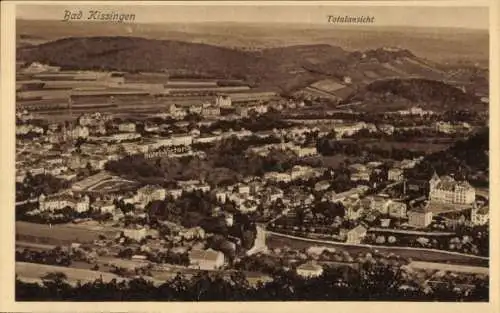 Ak Bad Kissingen Unterfranken Bayern, Totalansicht von  Hotel Victoria