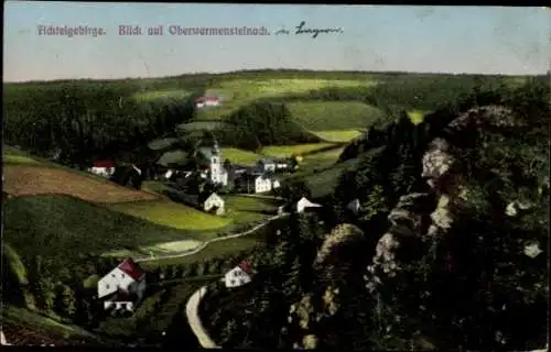 Ak Oberwarmensteinach Erzgebirge, Fichtelgebirge