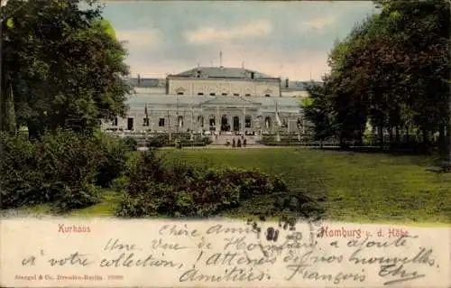 Ak Bad Homburg vor der Höhe Hessen, Kurhaus