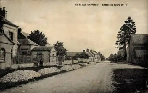 Ak Le Ribay Mayenne, Entree du Bourg
