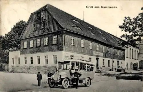 Ak Rammenau Sachsen, Gasthof zum Erbgericht