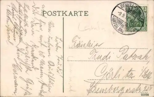 Ak Demitz Thumitz in Sachsen, Gesamtansicht, Granitwerke