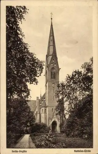 Ak Berlin Steglitz, Matthäus-Kirche