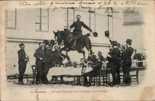 Ak Saumur Maine et Loire, Dernier Convine on le Dejeuner interrompu