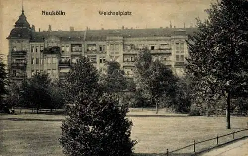Ak Berlin Neukölln, Weichselplatz