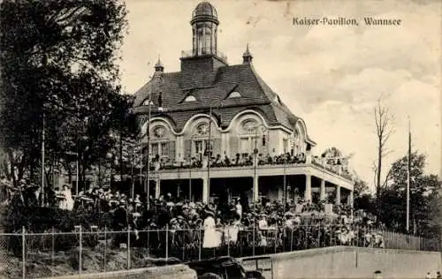 Ak Berlin Zehlendorf Wannsee, Kaiser-Pavillon