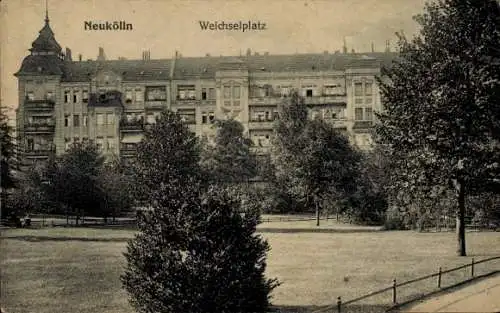Ak Berlin Neukölln, Weichselplatz