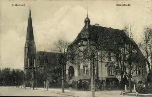 Ak Berlin Zehlendorf, Kirchstraße