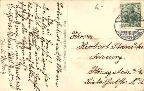 Ak Berlin Zehlendorf, Kirchstraße