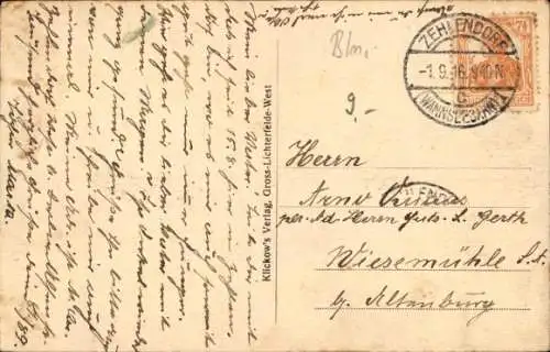 Ak Berlin Zehlendorf, Grunewald-Allee