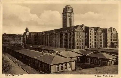 Ak Berlin Spandau Siemensstadt, Werner-Werk