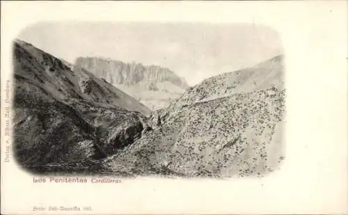 Ak Mendoza Argentinien, Los Penitentes, Cordilleras