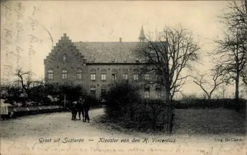 Ak Echt Susteren Limburg, Klooster van den H. Vincentius, Deutsche Reich, alte Architektur, 