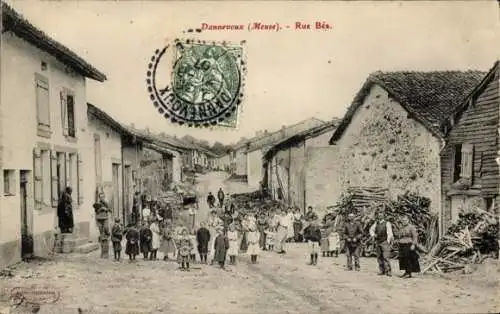 Ak Dannevoux Meuse, Rue Bea