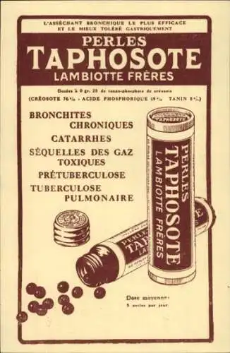 CPA Reklame, Perles Taphosote, Lambiotte Freres