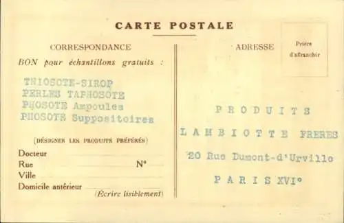 CPA Reklame, Perles Taphosote, Lambiotte Freres