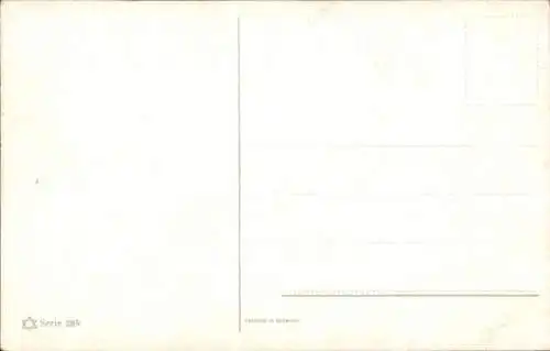 Künstler Ak Uferpartie, stürmisches Meer, Boot