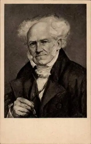 Künstler Ak Lunteschutz, J., Arthur Schopenhauer, Porträt