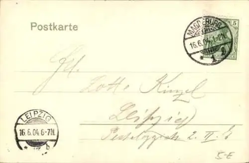 Ak Magdeburg an der Elbe,  Zoll Elbe