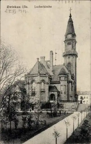 Ak Zwickau in Sachsen, Lutherkirche