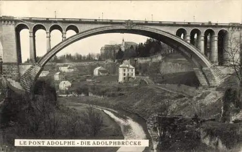 Ak Luxembourg Luxemburg, Fort Thüngen, Trois Gland, Drei Eicheln, Dräi Eechelen, Adolphe-Brück...