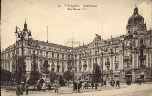 Ak Wiesbaden in Hessen, Hotel Nassau