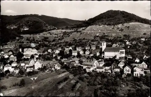 Ak Gausbach Forbach im Schwarzwald Baden, Schwarzwaldlandschaft, Ansichten von Gausbach, Häuse...