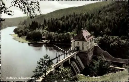Ak Blossersberg Viechtach im Bayerischen Wald Niederbayern, Höllenstein Kraftwerk