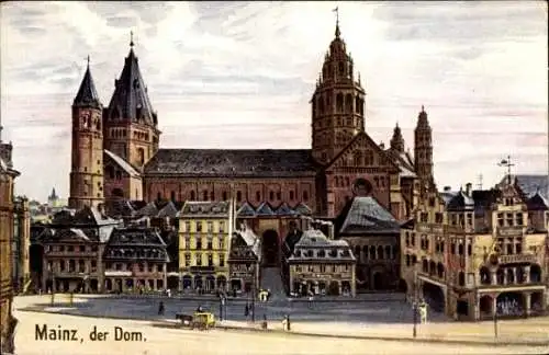 Ak Mainz am Rhein, Dom