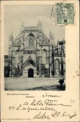 Ak Batalha Portugal, Kloster Santa Maria da Vitória