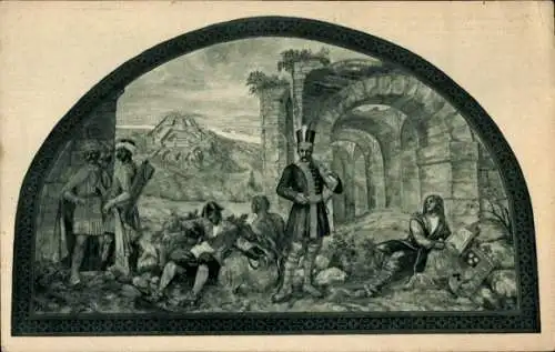 Ak Bohosudov Mariaschein Region Aussig, Kriegsgefangene, Graf Clary Sperberbach