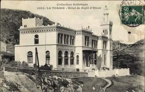 Ak La Turbie Alpes Maritimes, Hotel du Righi d'Hiver