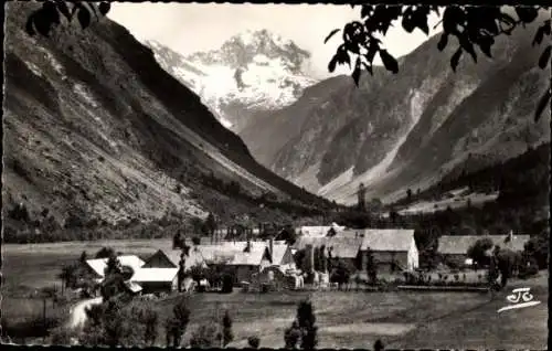 Ak Les Andrieux, Panorama, Vallee du Valgaudemar, Pic des Aupillous