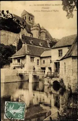 Ak La Roche Posay Vienne, Usine Electrique, Eglise