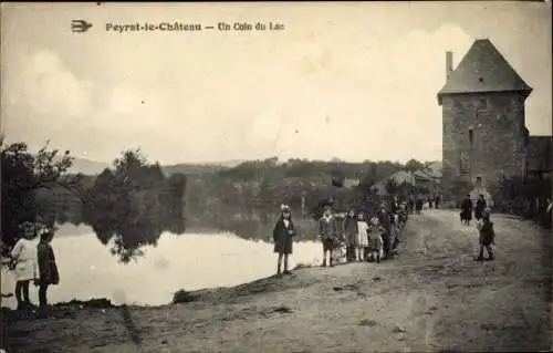 Ak Peyrat le Château Haute Vienne, See