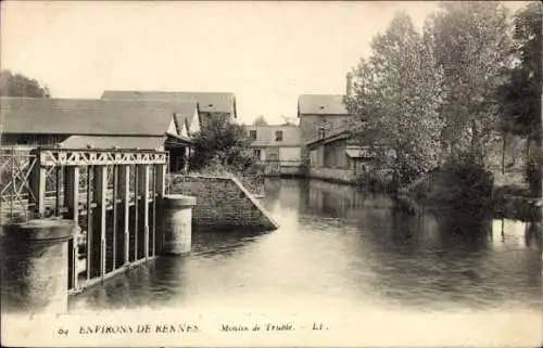 Ak Rennes Ille et Vilaine, Moulin de Trublé