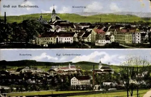 Ak Butterberg Bischofswerda in Sachsen, Gruß aus  Klosterberg, Butterberg, Kgl. Lehrer-Seminar