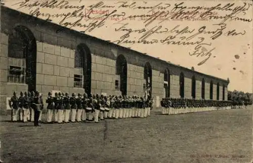 Ak Dresden Neustadt, Kaserne Grenadier Regiment 101 Kaiser Wilhelm, König von Preußen
