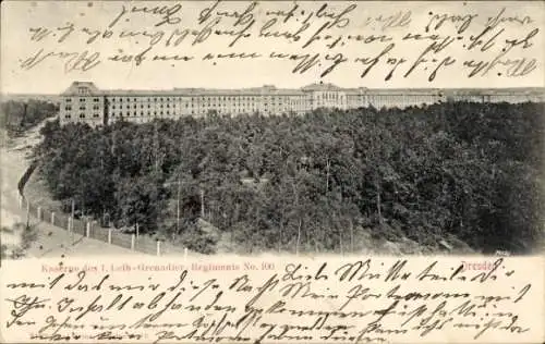 Ak Dresden, Kaserne des 1. Leib Grenadier Regiments Nr 108
