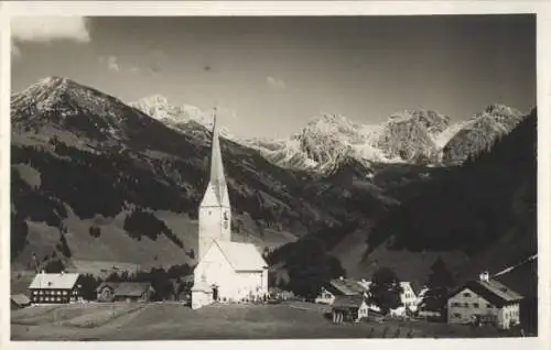 Ak Riezlern Mittelberg Vorarlberg, Gesamtansicht, Schafaipköpf