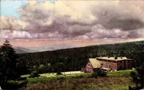 Ak Harrachov Harrachsdorf Riesengebirge Region Reichenberg, Wossecker Baude