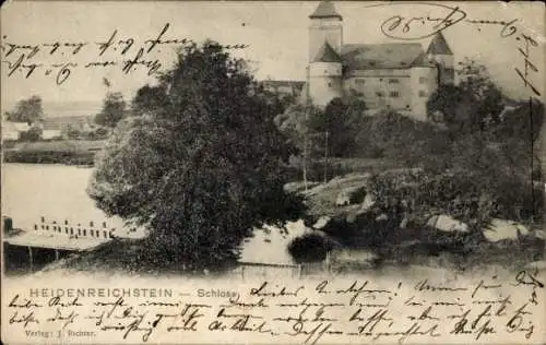 Ak Heidenreichstein Niederösterreich, Schloss  Wasserlandschaft, Verlag J. Richter