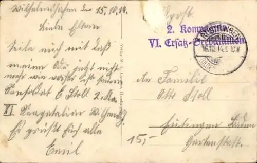 Ak Unterseeboot U 9, Otto Weddigen, XIV Seewehr