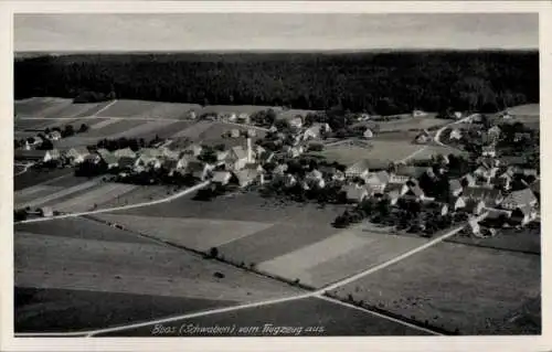 Ak Boos in Schwaben, Luftaufnahme