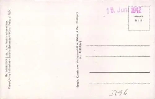 Ak Boos in Schwaben, Luftaufnahme