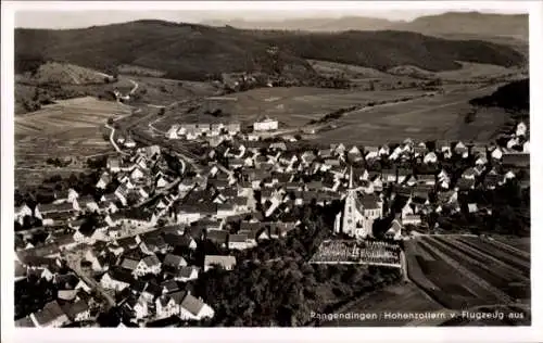Ak Rangendingen im Zollernalbkreis, Luftaufnahme von  Hohenzollern, ländliche Umgebung, Kirche, H