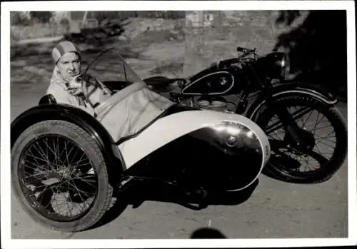 Foto Ak Motorrad, BMW, Beiwagen